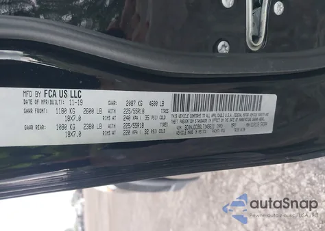 2020 Jeep Compass Limited 4X4 z USA, uszkodzony, nr VIN 3C4NJDCB6LT149611